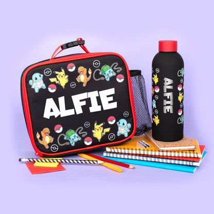 Gourde en acier inoxydable – acier inoxydable Bottle – Pokemon rouge