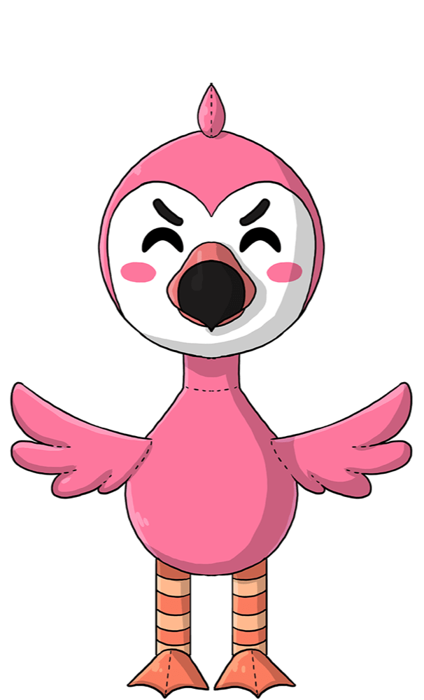 Flamingo Plüschtier (30 cm)