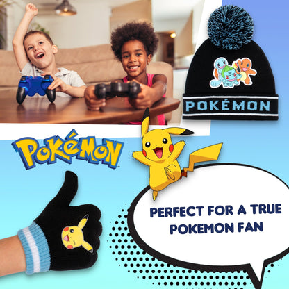 Ensemble bonnet et gants – Pokemon set