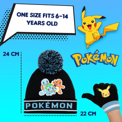 Ensemble bonnet et gants – Pokemon set