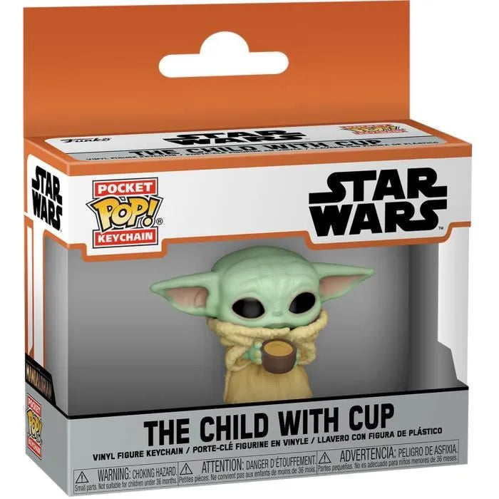 The Child w/ Cup - Pop! key chains