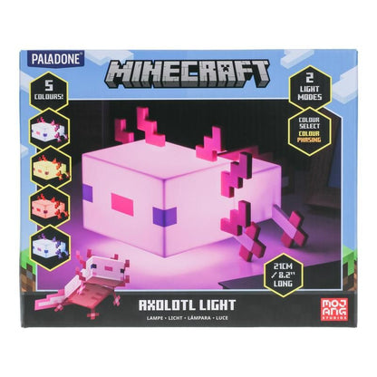 Lampe Minecraft - Axolotl