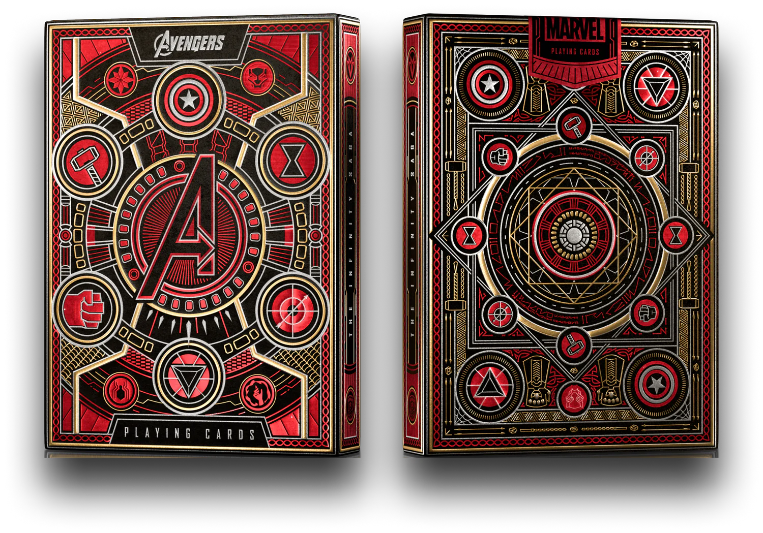 avengers red edition playing cards theory11