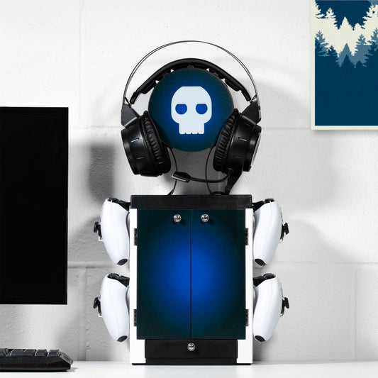 PS5 Gaming Locker Inspiration - Blue and White