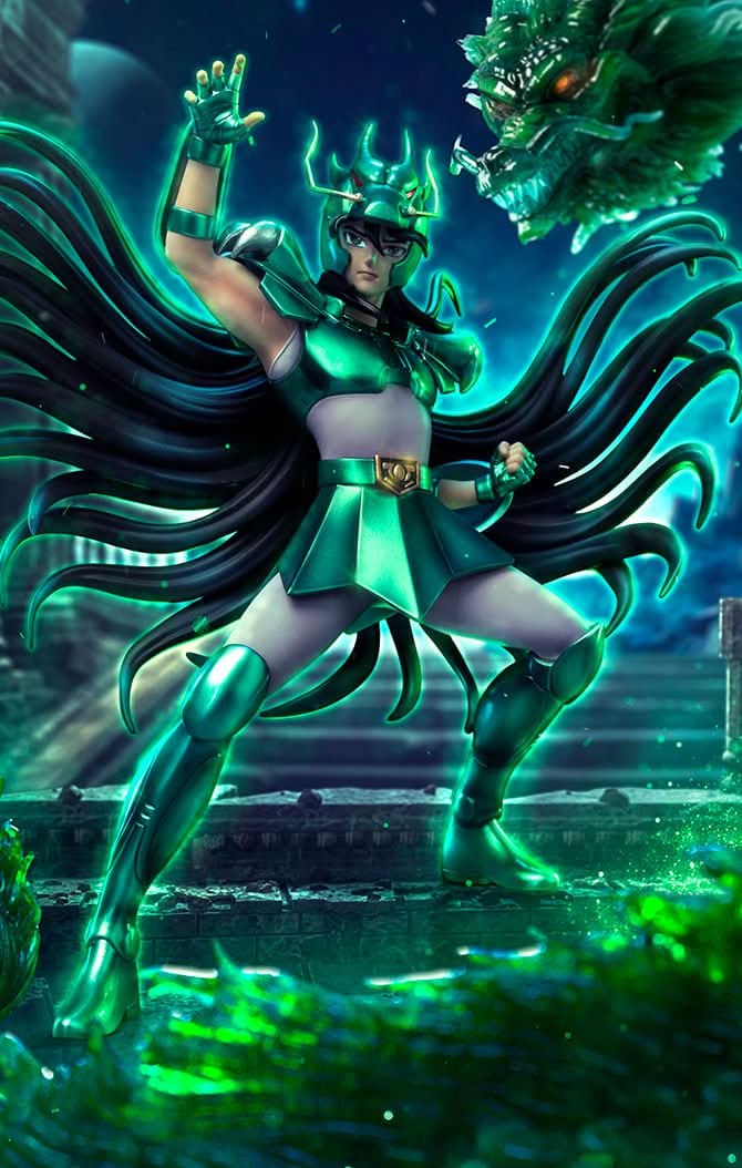Statue Dragon Shiryu Deluxe - Saint Seiya - Art Scale 1/10