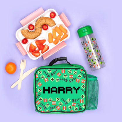 Sac repas – Minecraft with Pocket – vert