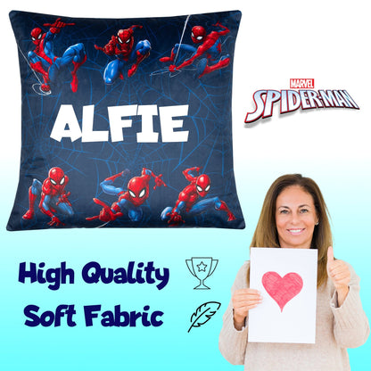 Housse de coussin Spider-Man – Marvel Spider-Man 44 x 44 cm Super Soft Pillow Case for Boys Bedroom Home Décor Gift for Boys