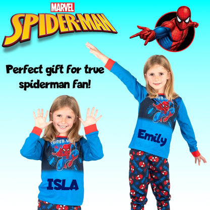 Pyjama – Marvel Spider-Man Christmas -bleu