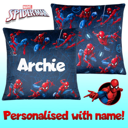 Housse de coussin Spider-Man – Marvel Spider-Man 44 x 44 cm Super Soft Pillow Case for Boys Bedroom Home Décor Gift for Boys
