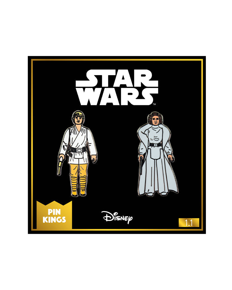 Star Wars Pin-Set 1.1 - Luke Skywalker und Prinzessin Leia