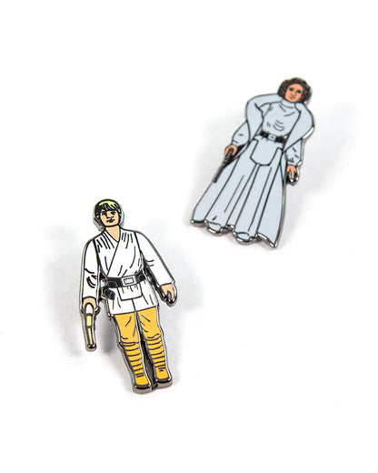 Star Wars Pin-Set 1.1 - Luke Skywalker und Prinzessin Leia