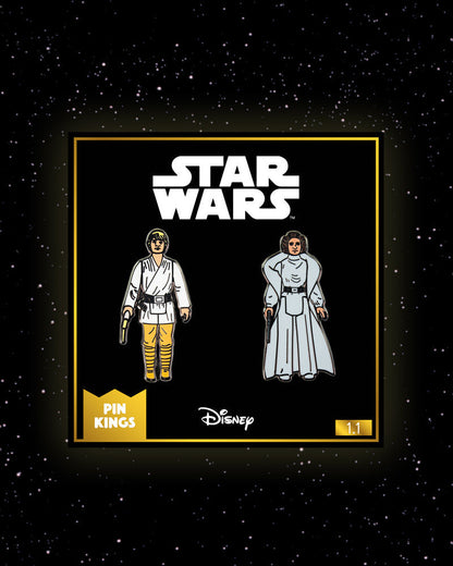 Star Wars Pin-Set 1.1 - Luke Skywalker und Prinzessin Leia