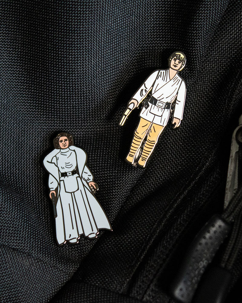 Star Wars Pin-Set 1.1 - Luke Skywalker und Prinzessin Leia