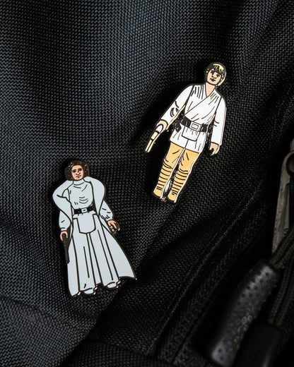 Star Wars Pin-Set 1.1 - Luke Skywalker und Prinzessin Leia