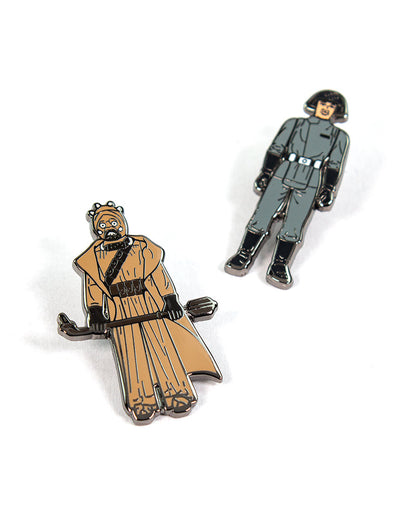 Pin's Star Wars Set 1.6 - Tusken Raider and Imperial Death Star Technician