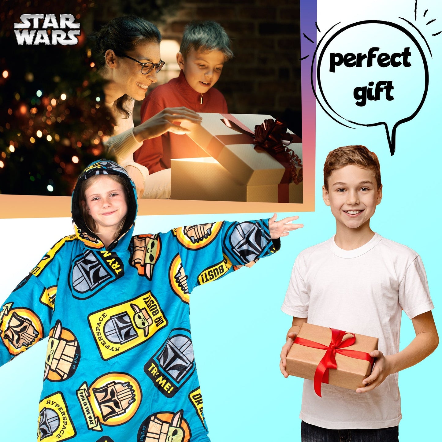 Sweat plaid oversize – Star Wars Mandalorian Oversized Blanket
