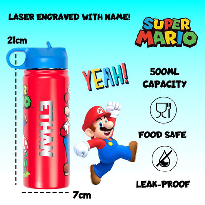 Gourde en acier inoxydable – Bottle – Mario Brothers