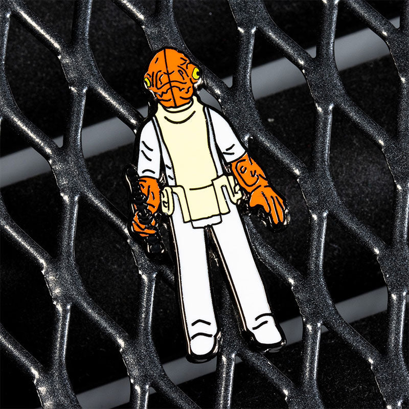 Pin's Star Wars Set 1.26 – Admiral Ackbar und Luke Skywalker (Jedi-Ritter-Outfit)