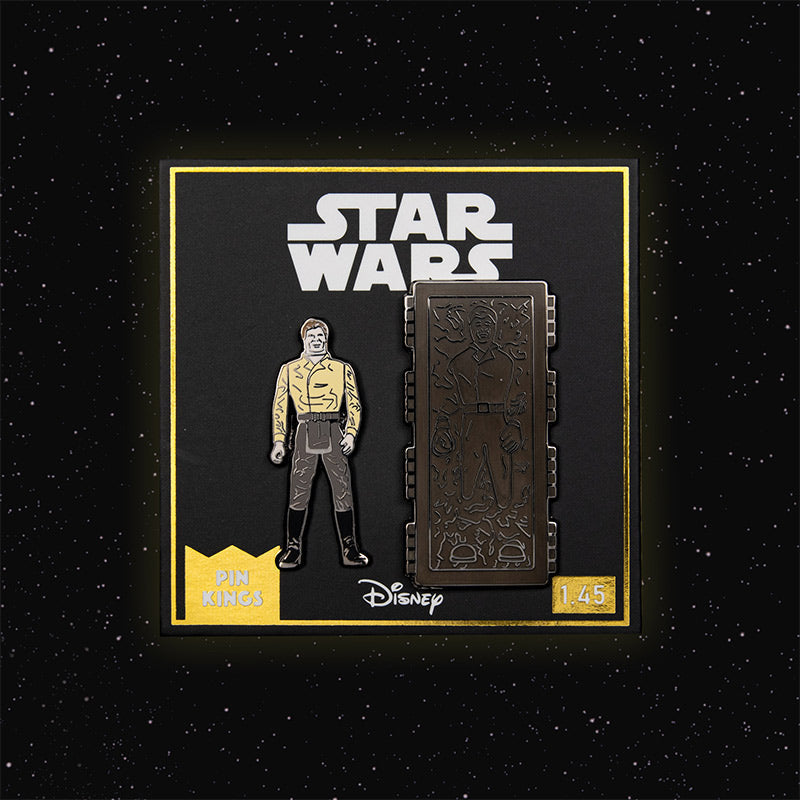 Pin-Set Star Wars 1.45 – Han Solo und Han Solo (In Karbonitkammer)