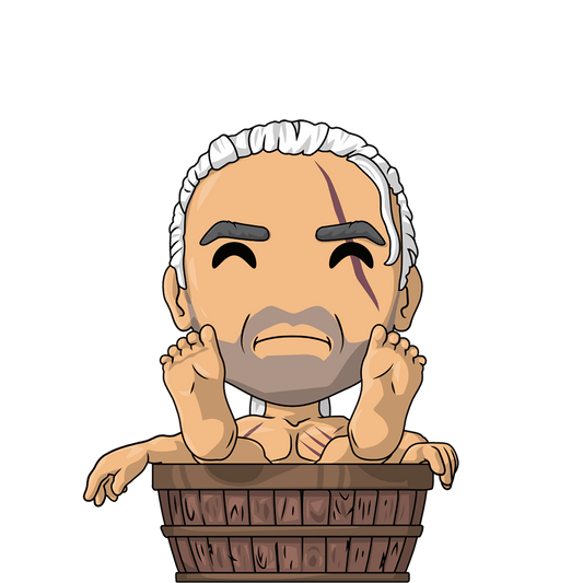 Bathtub Geralt