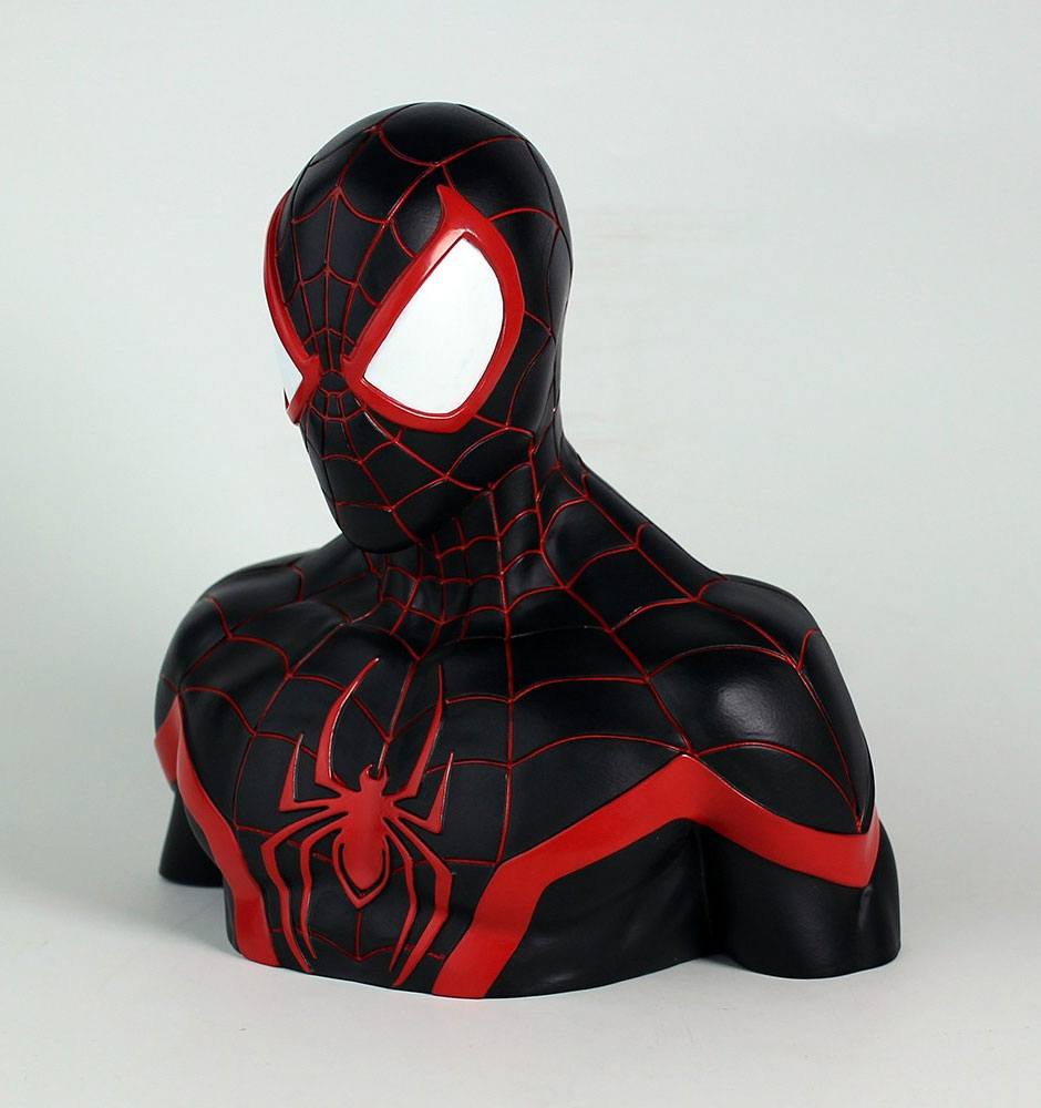 MARVEL - Sparschwein Blisterbox - Miles Morales Deluxe Büste 20 cm