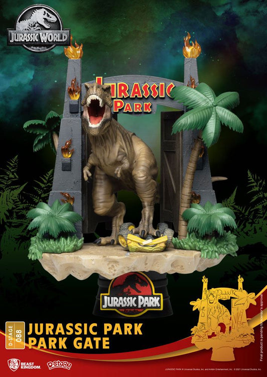 Diorama D-Stage Jurassic Park - Park Gate 