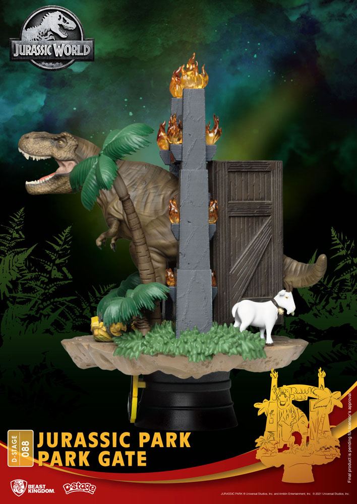 Diorama D-Stage Jurassic Park - Park Gate