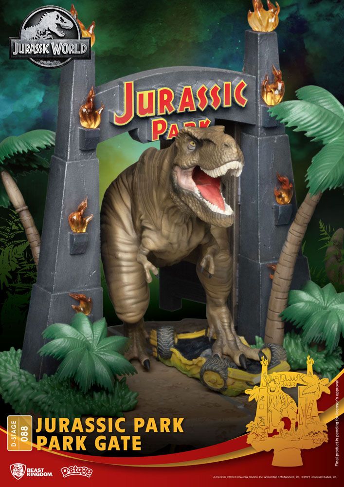 Diorama D-Stage Jurassic Park - Park Gate 