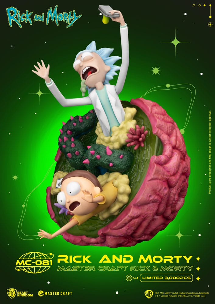 Rick und Morty Master Craft-Statuette – VORBESTELLUNG*