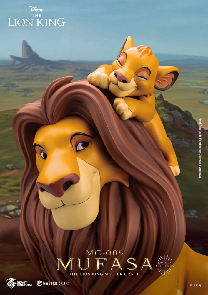 mc 085 the lion king master craft mufasa beast kingdom toys