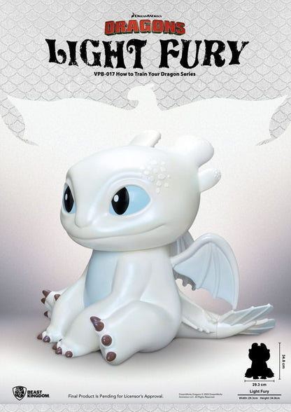 vpb 017 how to train your dragon series vinyl functional figurines light fury