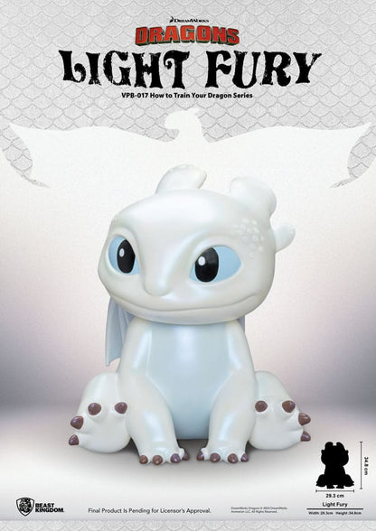 vpb 017 how to train your dragon series vinyl functional figurines light fury