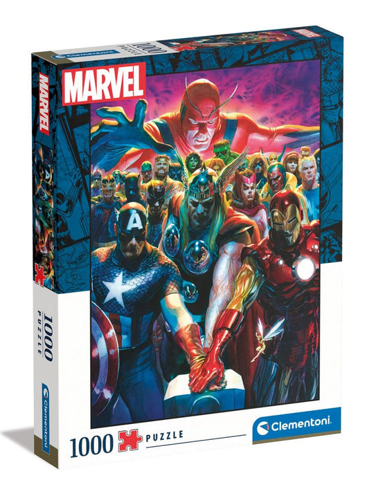 Marvel puzzle Hereos Unite (1000 pièces) Clementoni