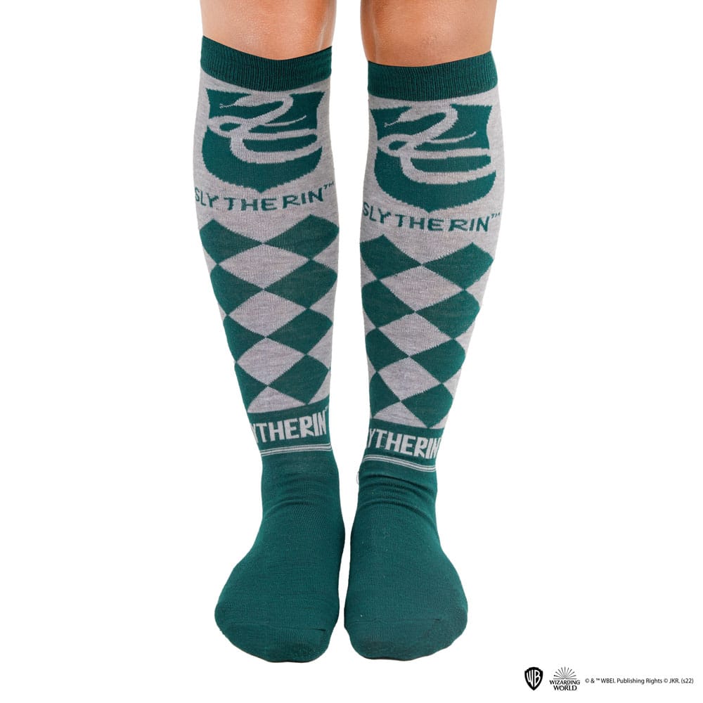 Packen Sie 3 Paar Harry-Potter-Socken – Slytherin 