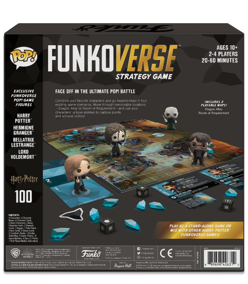 Harry Potter Funkoverse 100 4-Pack - Jeu de Base