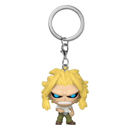 All Might (True Form) Pop! Keychain My Hero Academia porte-clés Pocket POP! Vinyl All Might Weakened State