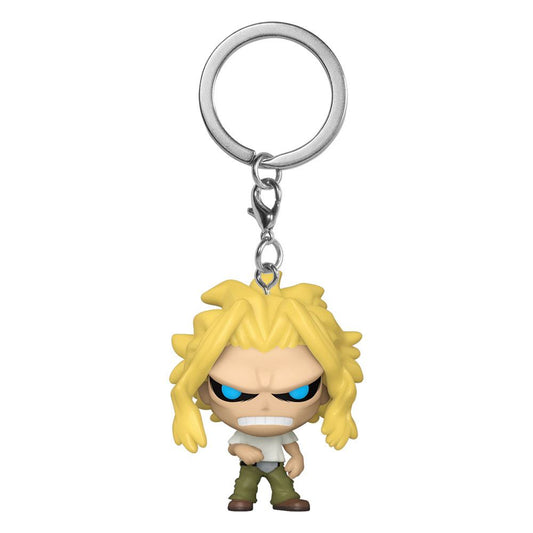 All Might (True Form) Pop! Keychain My Hero Academia porte-clés Pocket POP! Vinyl All Might Weakened State