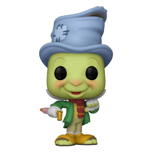 Jiminy Cricket Pinocchio 80th Anniversary POP! Disney Vinyl Figurine Street Jiminy 9 cm