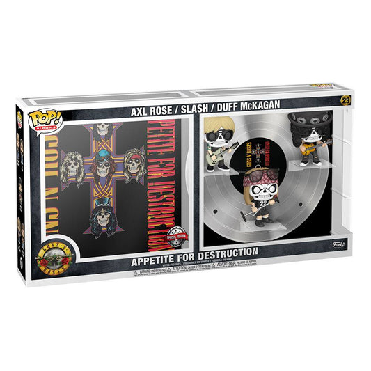 Guns n Roses pack 3 figurines POP! Albums Vinyl Appetite For Destruction 9 cm Funko