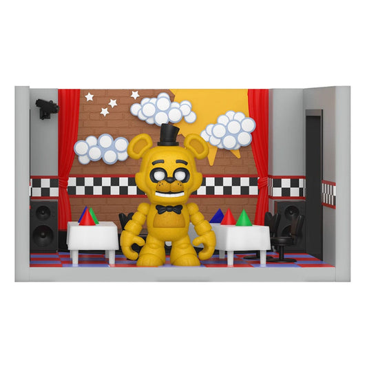 Golden Freddy avec Stage - Snaps! Playset - PRECOMMANDE*
