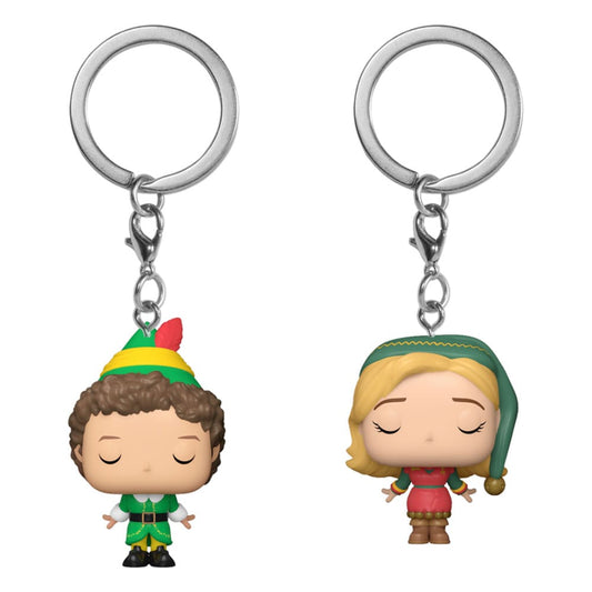 Pack de 2 Porte-Clés : Buddy the elf & Jovie