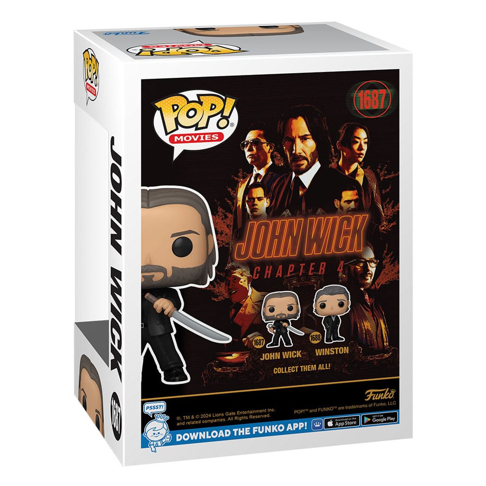 Pop! John Wick avec Epée & Nunchakus