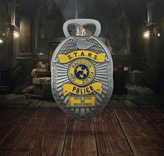Badge decapsigent Police Resident Evil S.T.A.R.S.