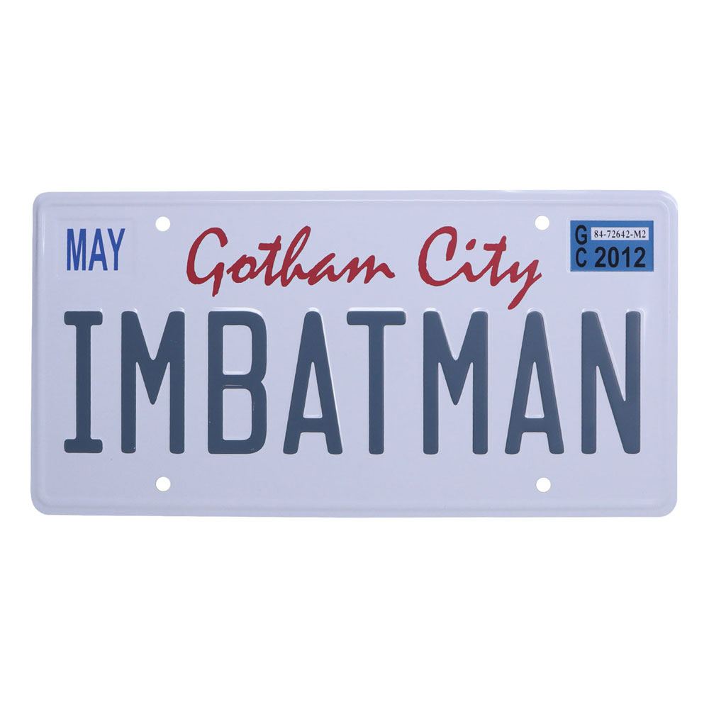 Plaque d’Immatriculation Batman