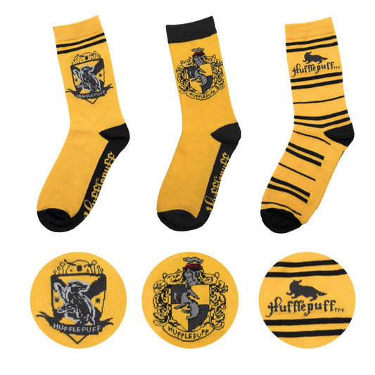 Harry Potter Pack 3 Paar Socken – Hufflepuff 