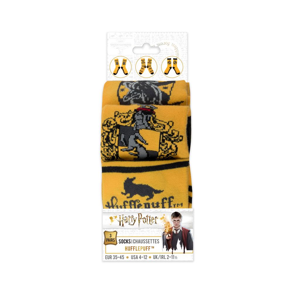 Harry Potter 3-Pack Socks - Hufflepuff 