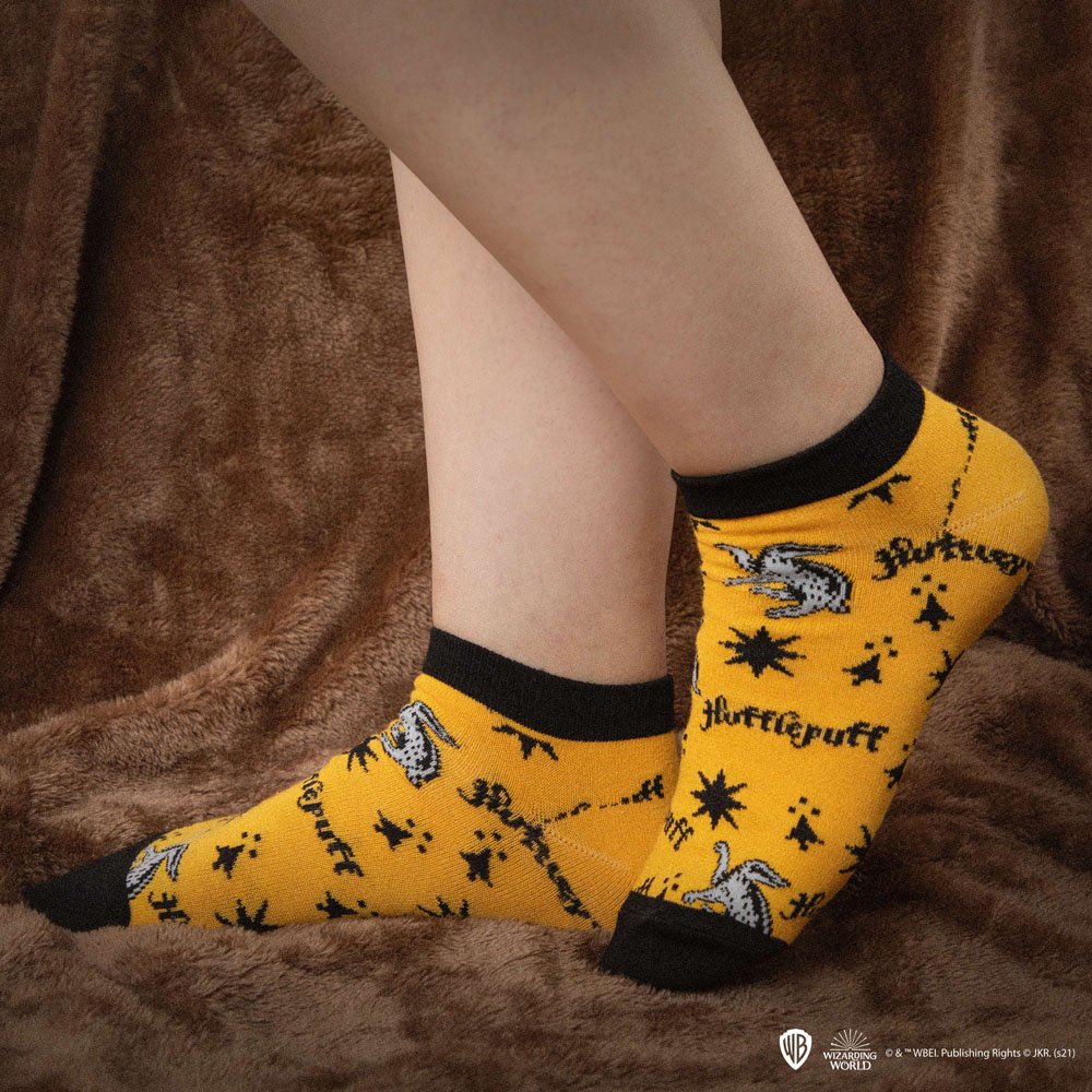 HARRY POTTER – Hufflepuff – Set mit 3 Paar Socken 