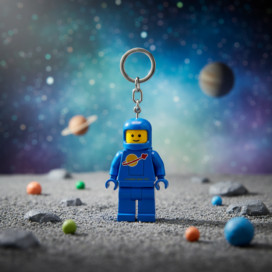 LEGO Lichtgevende Sleutelhanger - Blauwe Astronaut