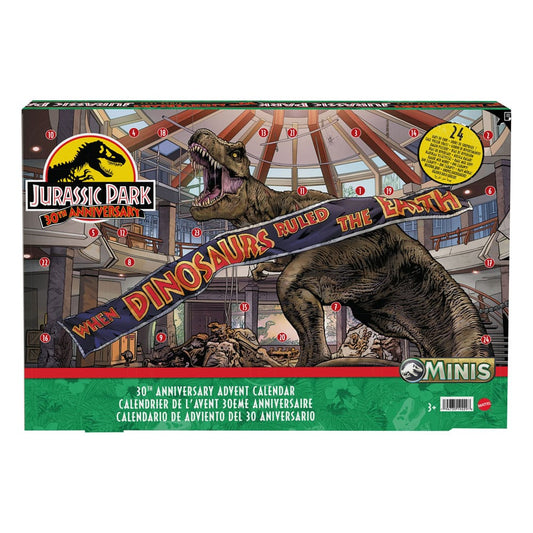 Calendrier de l'Avent Jurassic Park - 30ème anniversaire