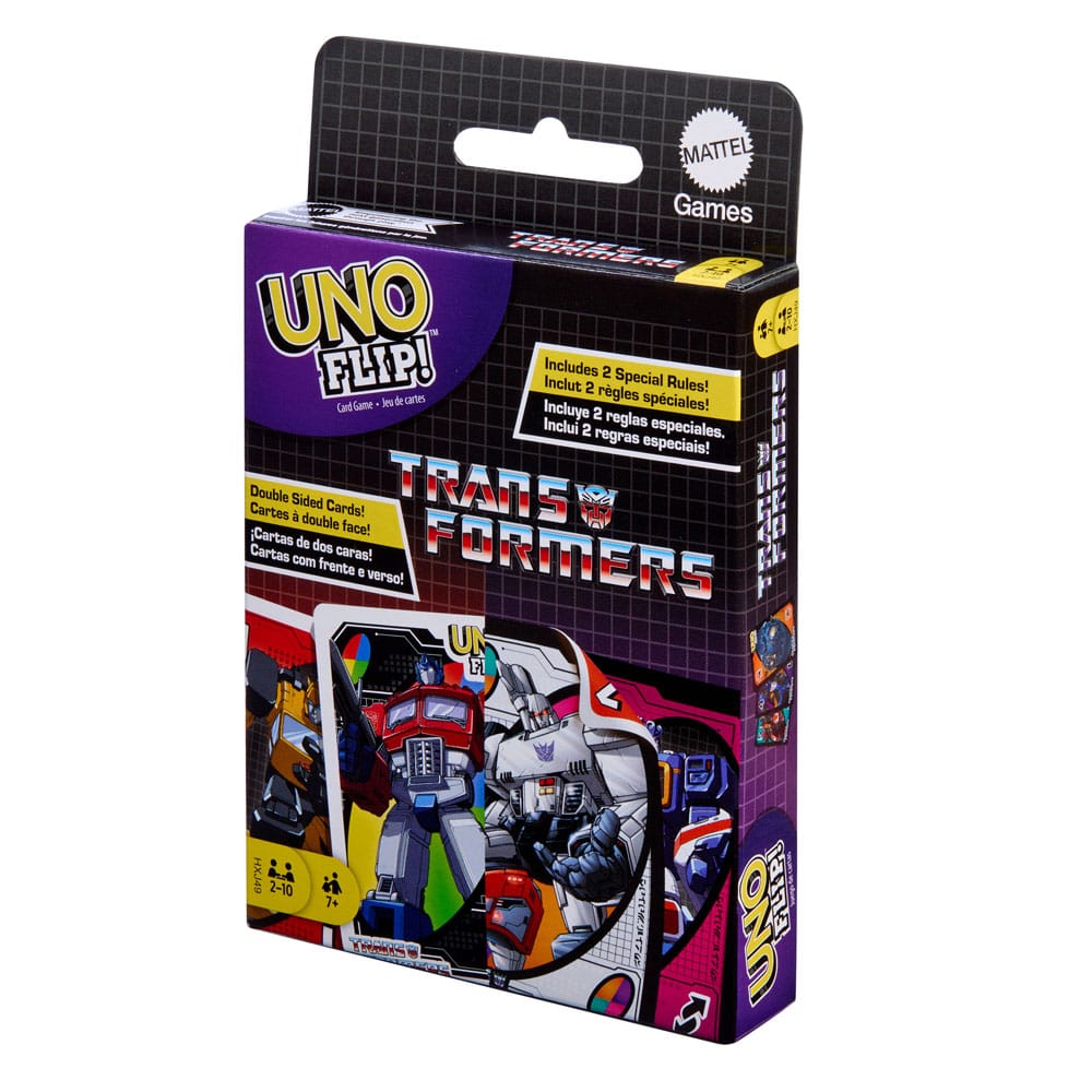 Jeu de Cartes UNO Flip! - Transformers